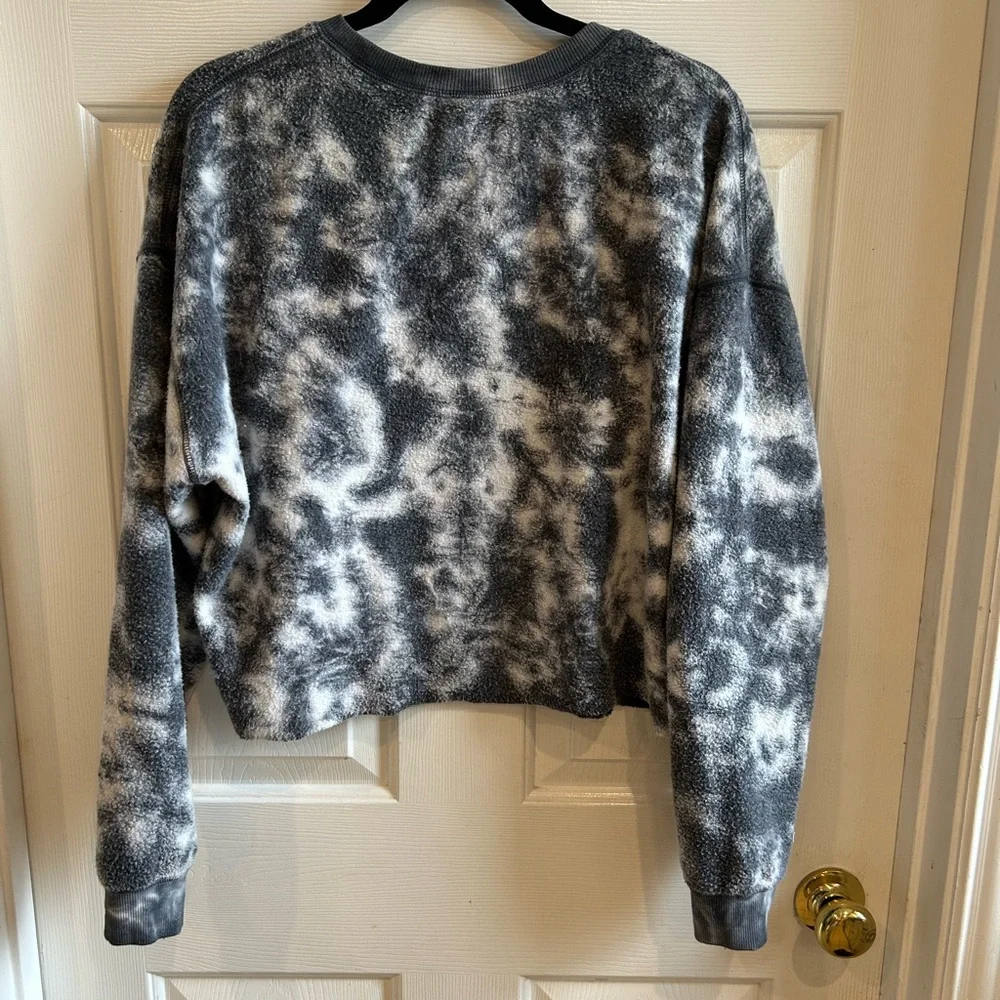 wild fable Black and White Tie-Dye Pullover - Picture 2 of 3